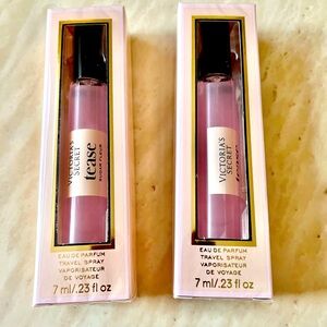 Victoria Secret Tease Sugar Fleur Travel Spray NEW Set of Two